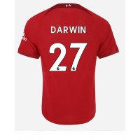 Fotbalové Dres Liverpool Darwin Nunez #27 Domácí 2022-23 Krátký Rukáv